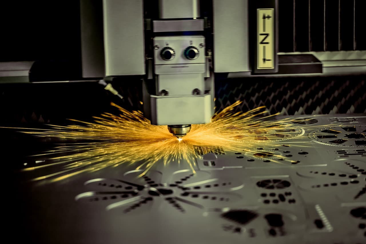 Laser cutting background